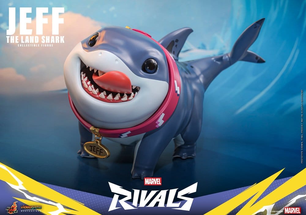 Marvel Rivals Videospel Mästerverk Serie Actionfigur Jeff the Land Shark 11 cm