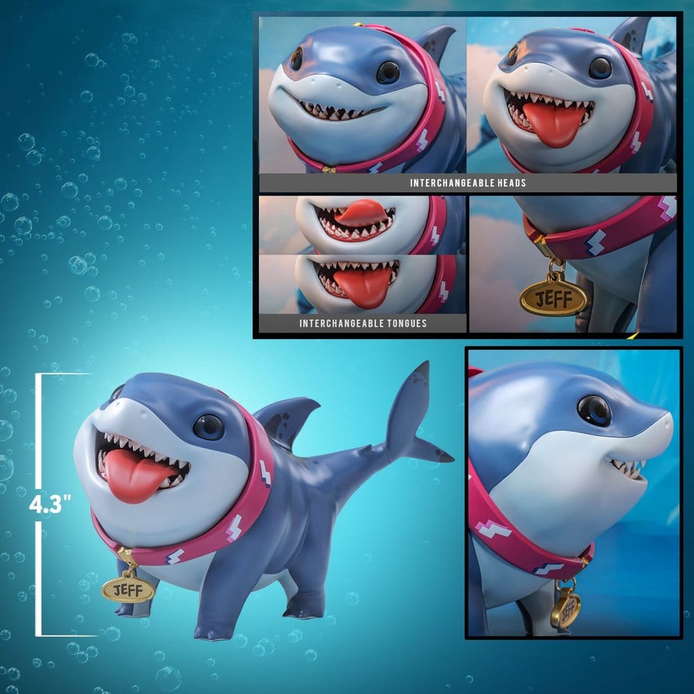 Marvel Rivals Videospel Mästerverk Serie Actionfigur Jeff the Land Shark 11 cm