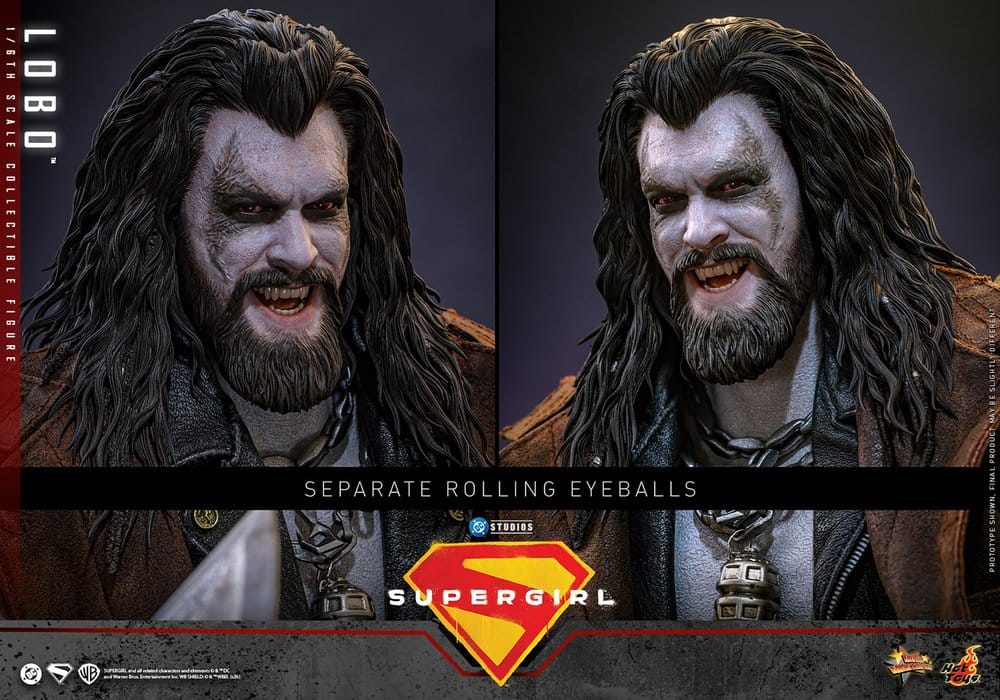 DC Comics Film Mästerverk Actionfigur 1/6 Lobo, 33 cm