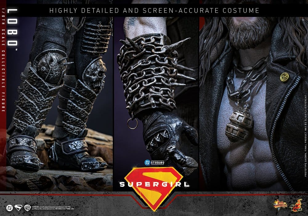 DC Comics Film Mästerverk Actionfigur 1/6 Lobo, 33 cm