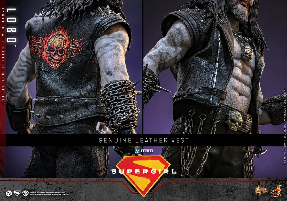 DC Comics Film Mästerverk Actionfigur 1/6 Lobo, 33 cm
