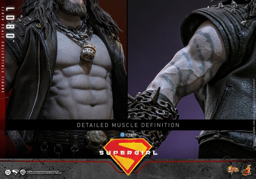 DC Comics Film Mästerverk Actionfigur 1/6 Lobo, 33 cm