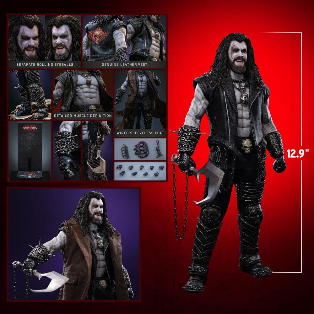 DC Comics Film Mästerverk Actionfigur 1/6 Lobo, 33 cm