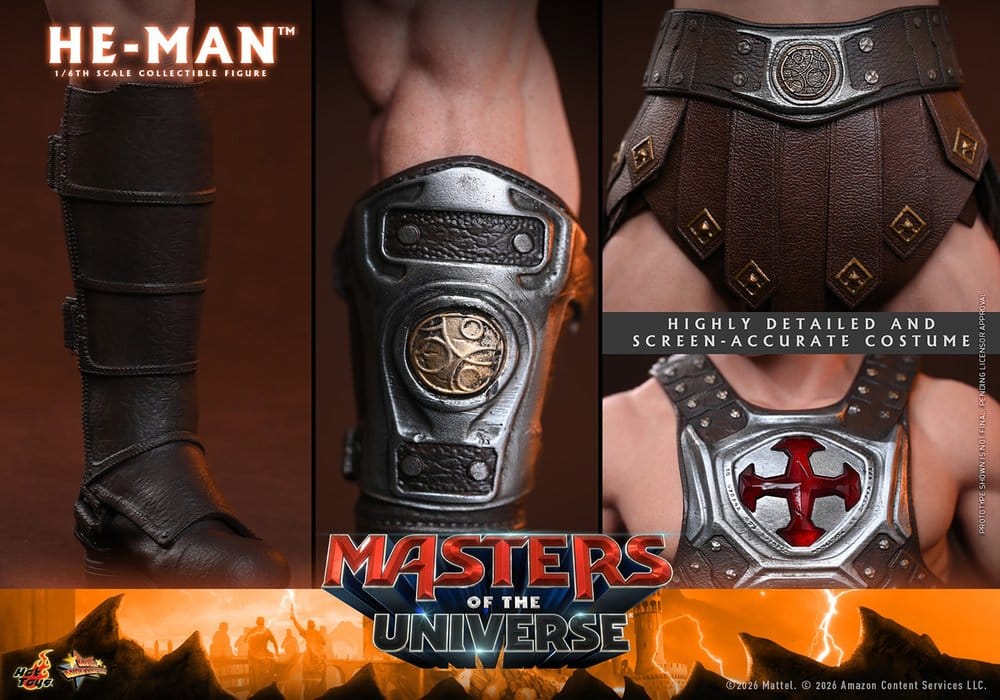 Masters of the Universe Film mästerverk Actionfigur 1/6 He-Man 31 cm