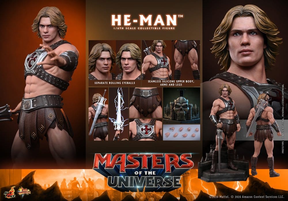 Masters of the Universe Film mästerverk Actionfigur 1/6 He-Man 31 cm