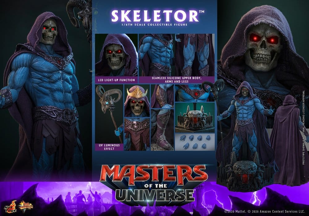 Masters of the Universe Filmmästerverk Actionfigur 1/6 Skeletor 31 cm