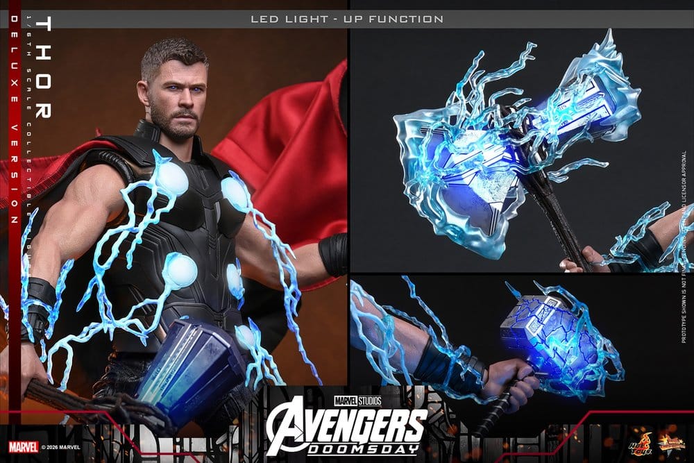 Avengers: Doomsday Movie Masterpiece Action Figure 1/6 Thor (Deluxe Version) 32 cm