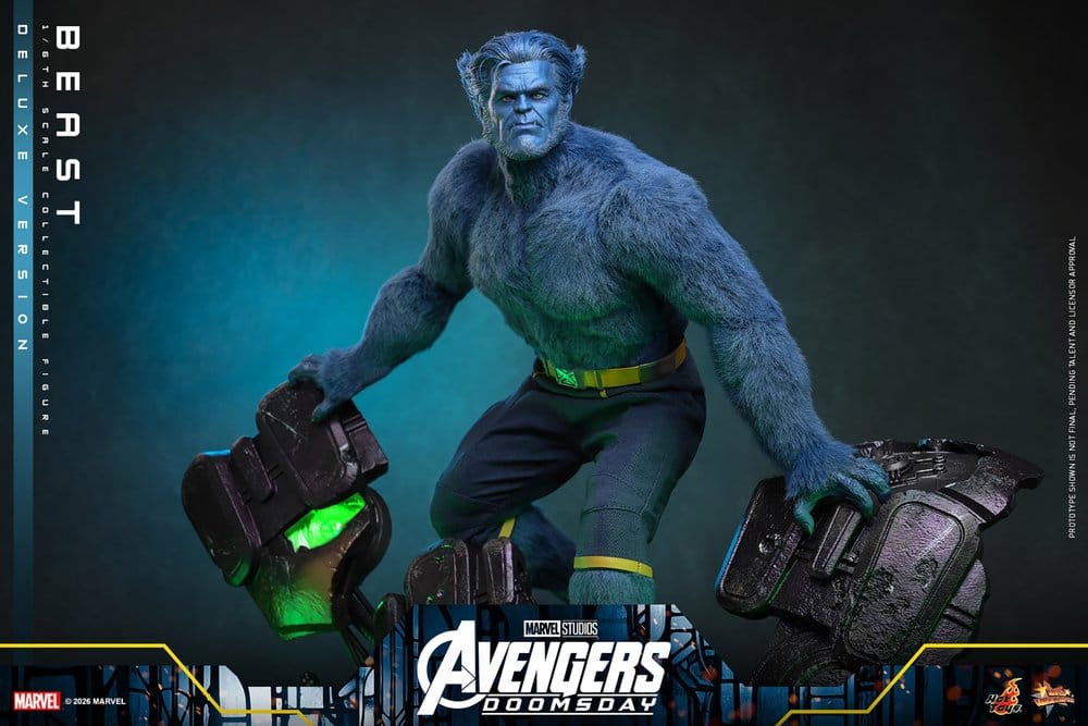 Marvel X-Men Movie Masterpiece Action Figure 1/6 Beast (Deluxe Version) 33 cm