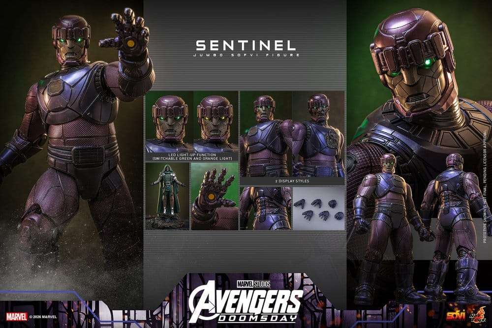 Marvel Sofvi Masterpiece Series Action Figure Sentinel 60 cm
