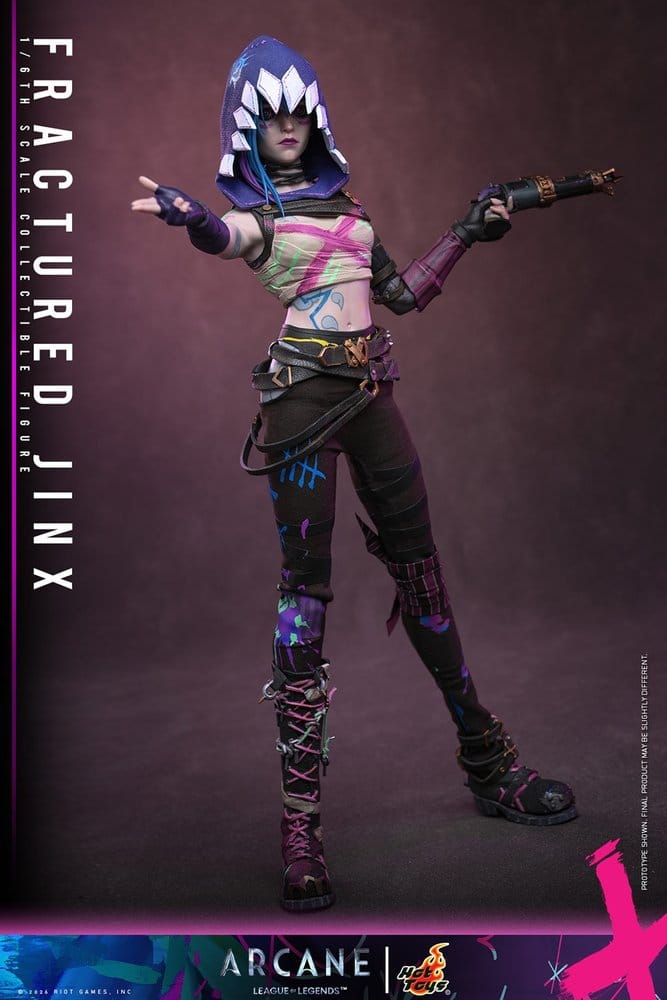 Arcane Action Figur 1/6 Fractured Jinx 28 cm