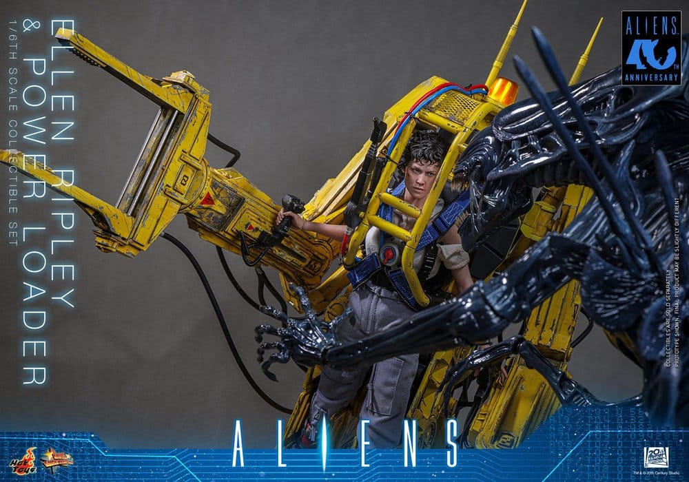 Alien Movie Masterpiece Figure Set 1/6 Ellen Ripley and Power Loader 52 cm
