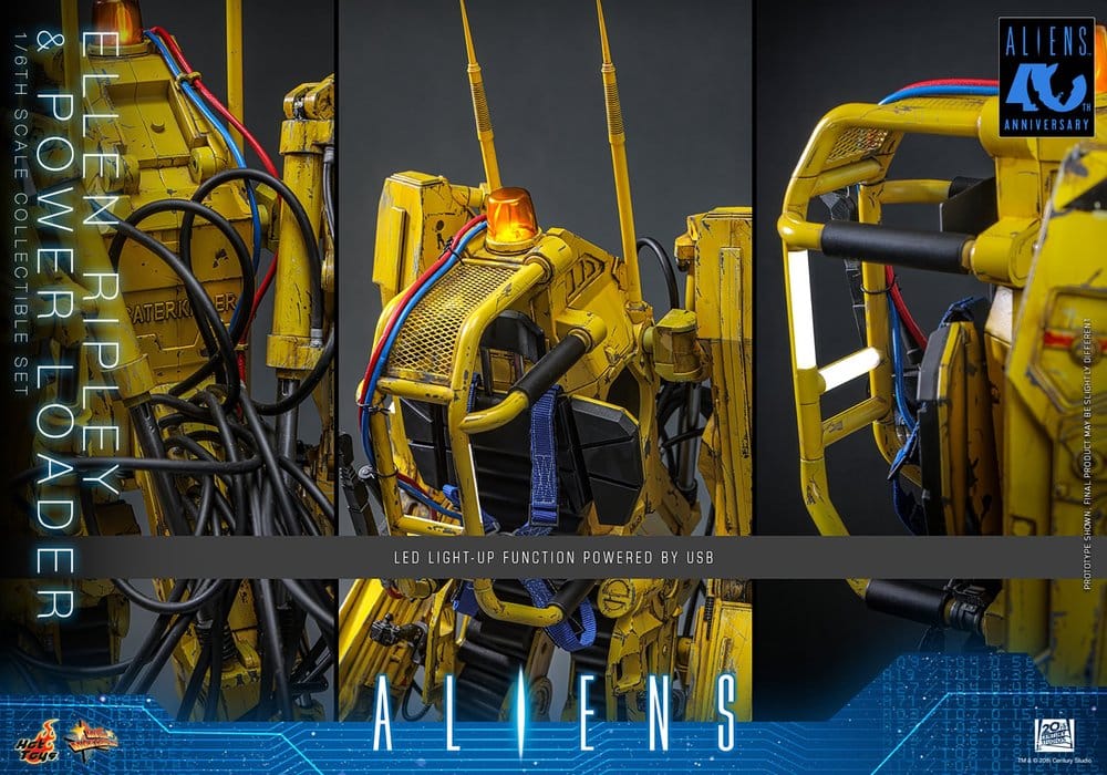 Alien Movie Masterpiece Figure Set 1/6 Ellen Ripley and Power Loader 52 cm