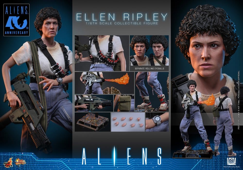 Alien filmklassiker Actionfigur 1/6 Skala Ellen Ripley 30 cm