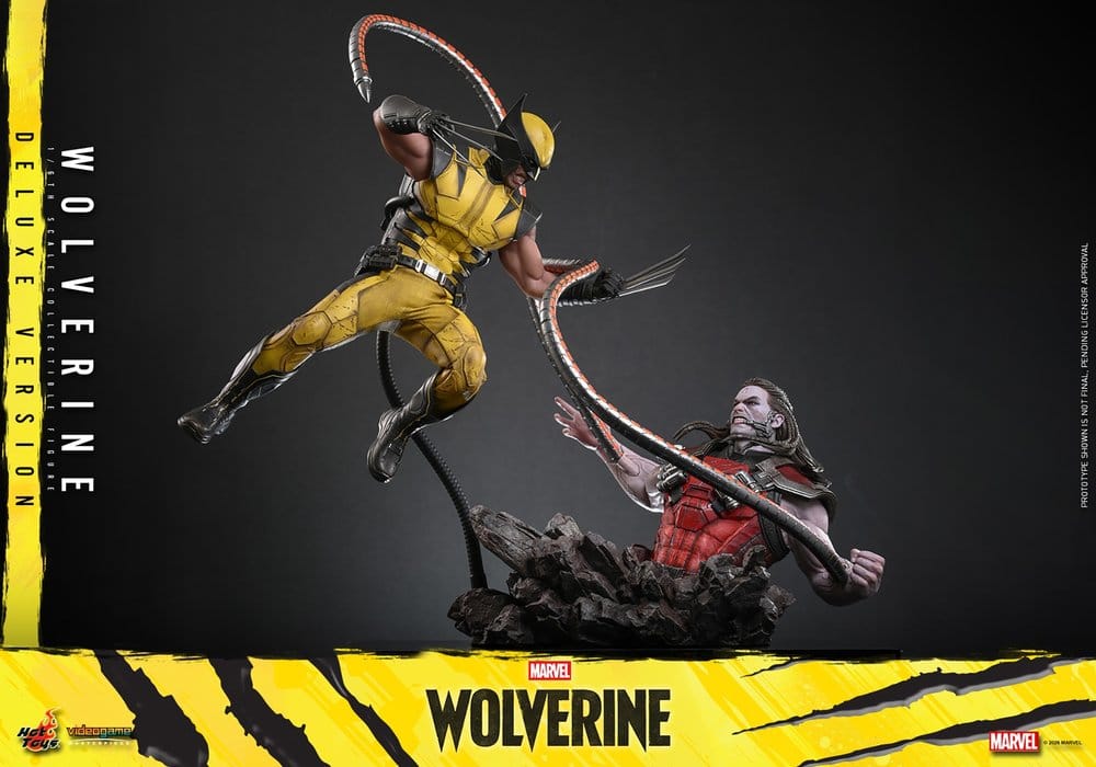 Marvel Video Game Masterpiece Action Figure 1/6 Wolverine (Deluxe Version) 29 cm