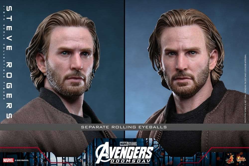 Marvel Avengers: Doomsday Movie Masterpiece Action Figure 1/6 Steve Rogers (Deluxe Version) 31 cm