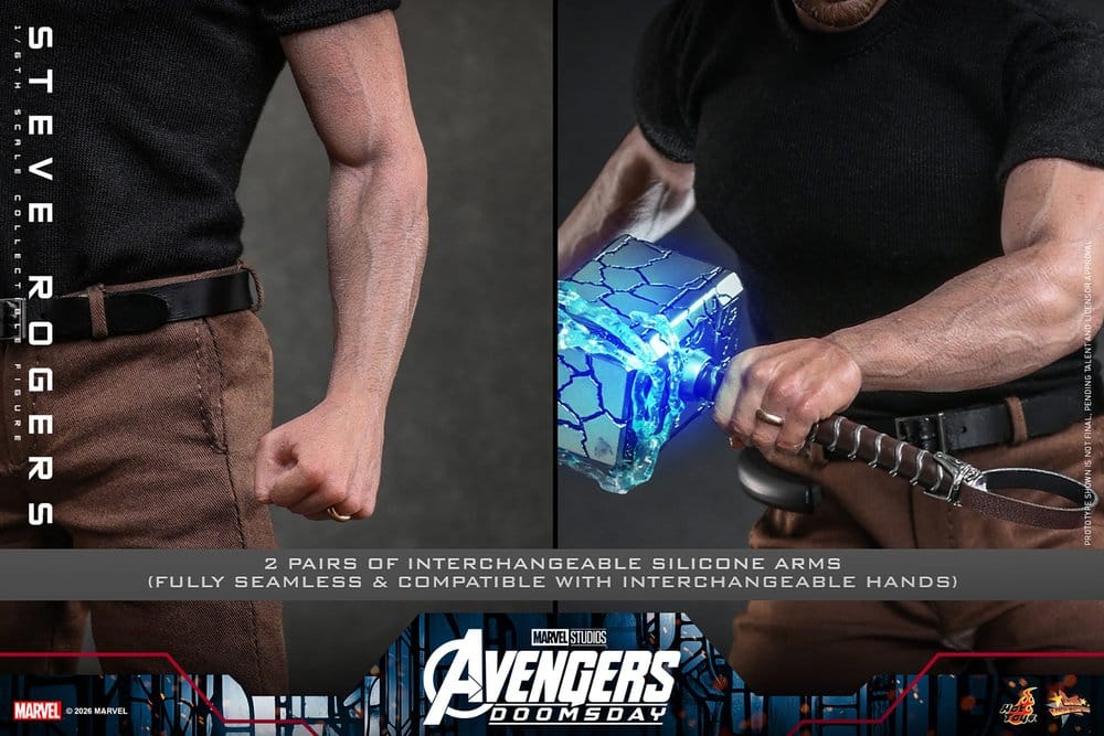 Marvel Avengers: Doomsday Movie Masterpiece Action Figure 1/6 Steve Rogers 31 cm