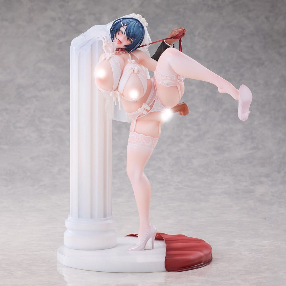 Original Karaktär PVC-figur 1/6 Brud Kokomi Illustration av Hyouuma 27 cm