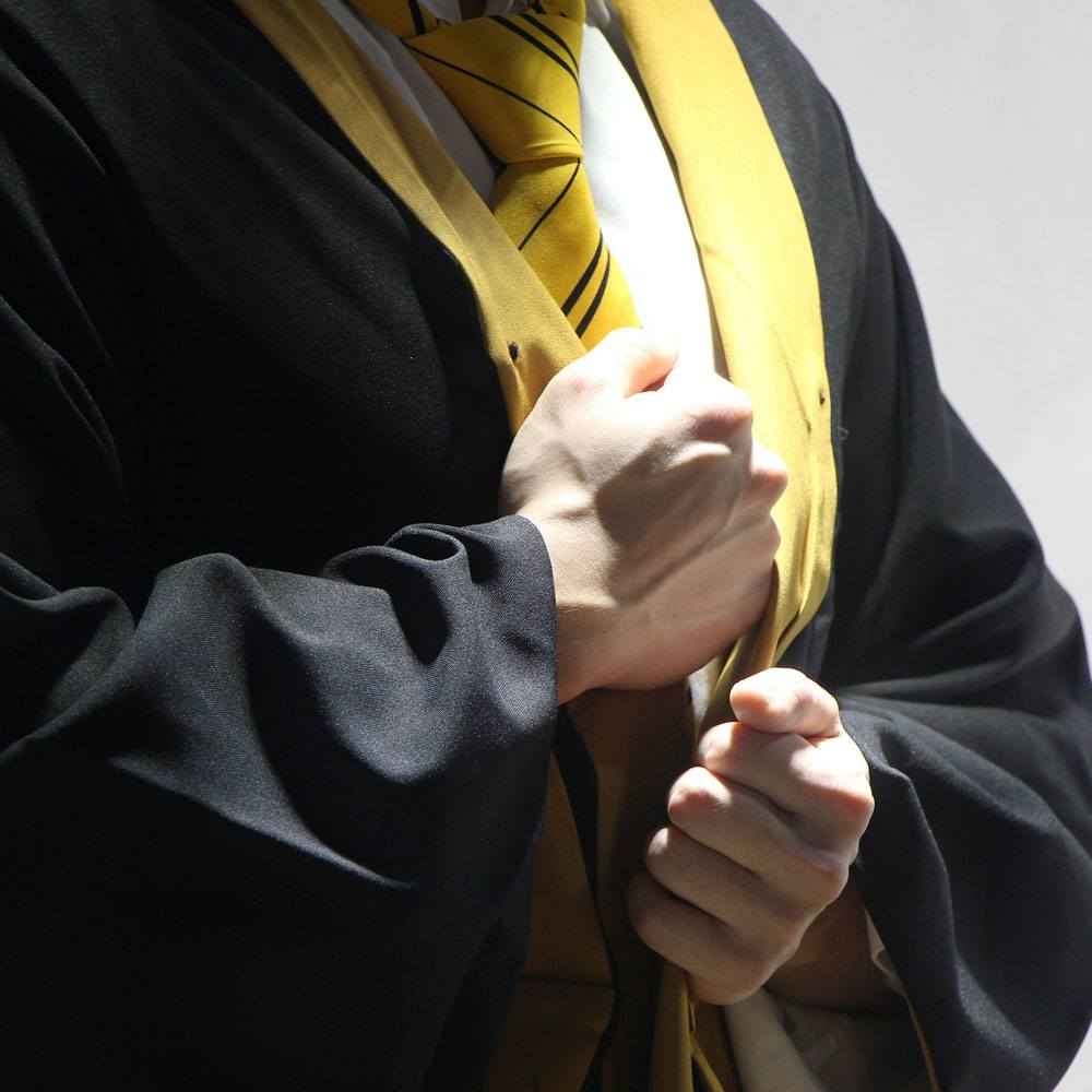 Harry Potter Trollkarlskappa Hufflepuff Storlek S