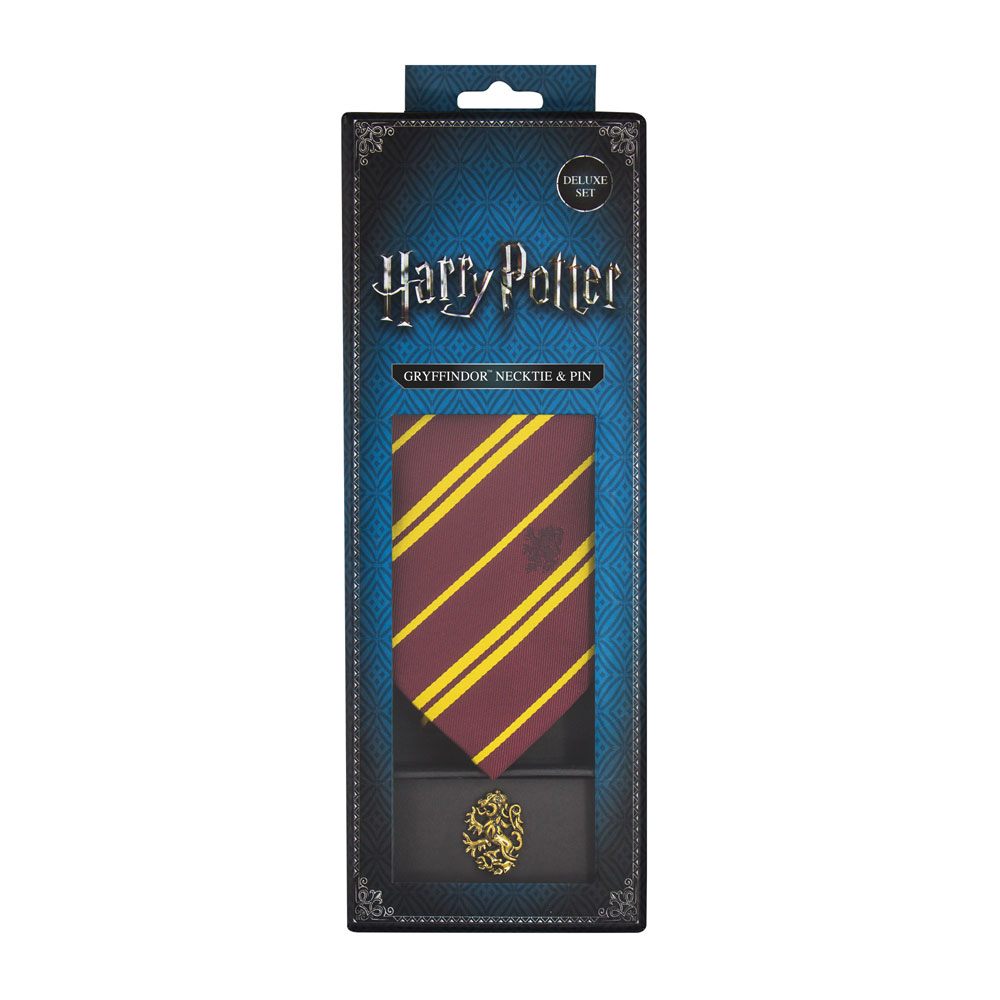 Harry Potter Gryffindor Slips & Metal Pin Deluxe Box Cinereplicas
