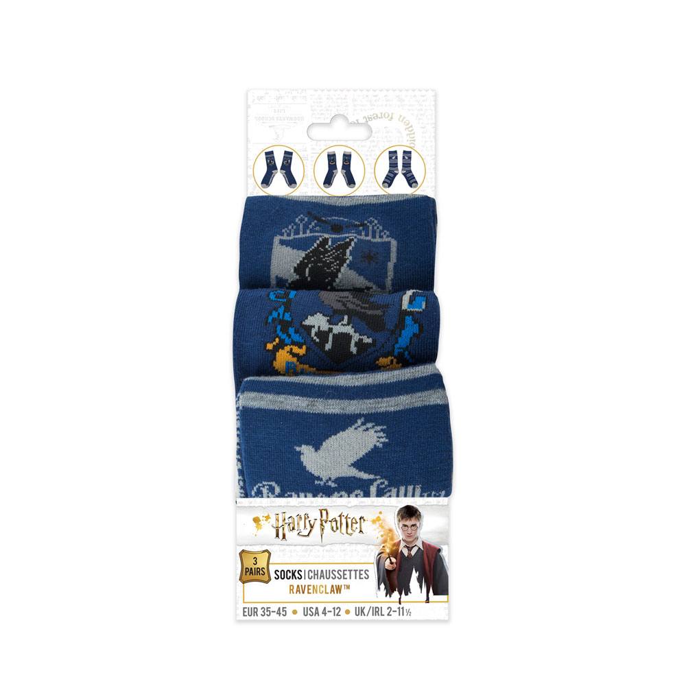 Harry Potter Strumpor 3-Pack Ravenclaw Cinereplicas