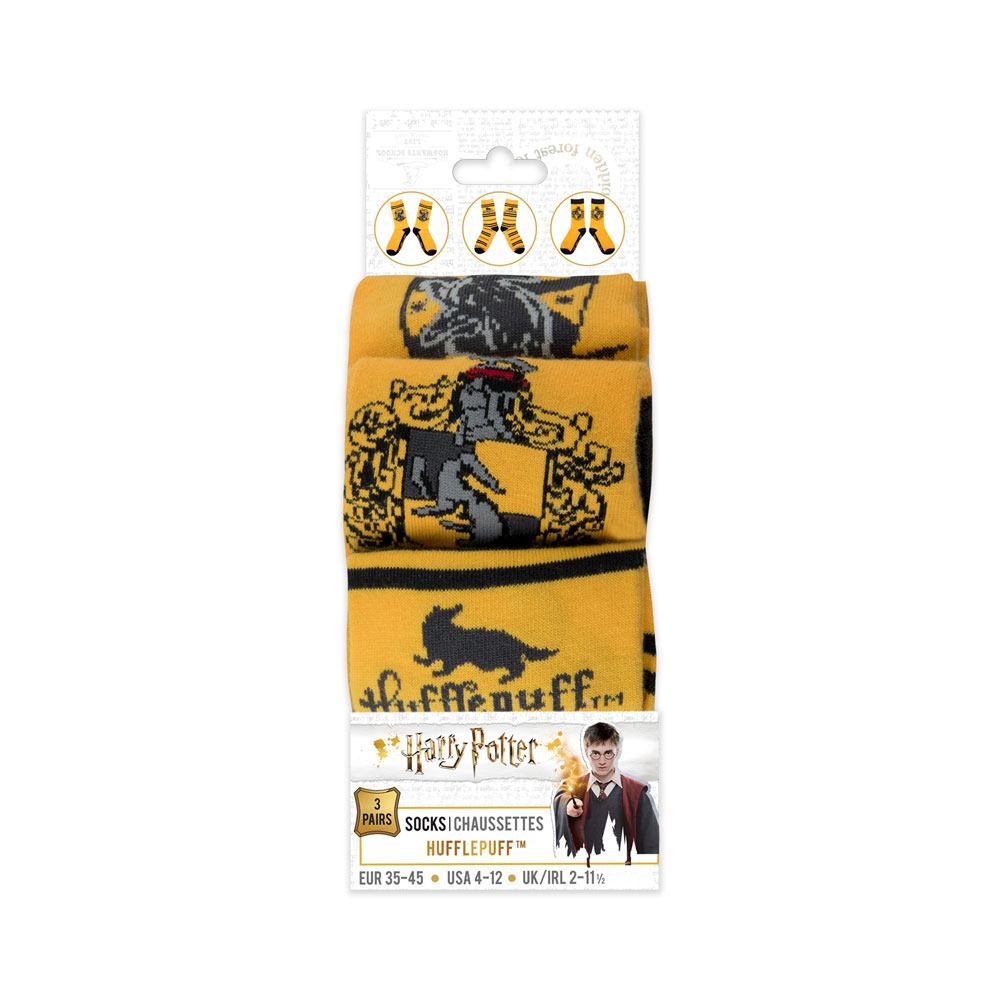 Harry Potter Strumpor 3-Pack Hufflepuff Cinereplicas
