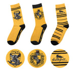 Harry Potter Strumpor 3-Pack Hufflepuff Cinereplicas