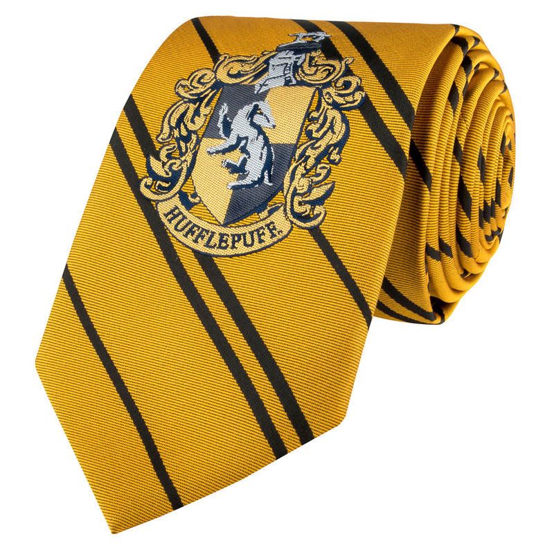 Harry Potter Vävda Fluga Hufflepuff Ny Utgåva Cinereplicas