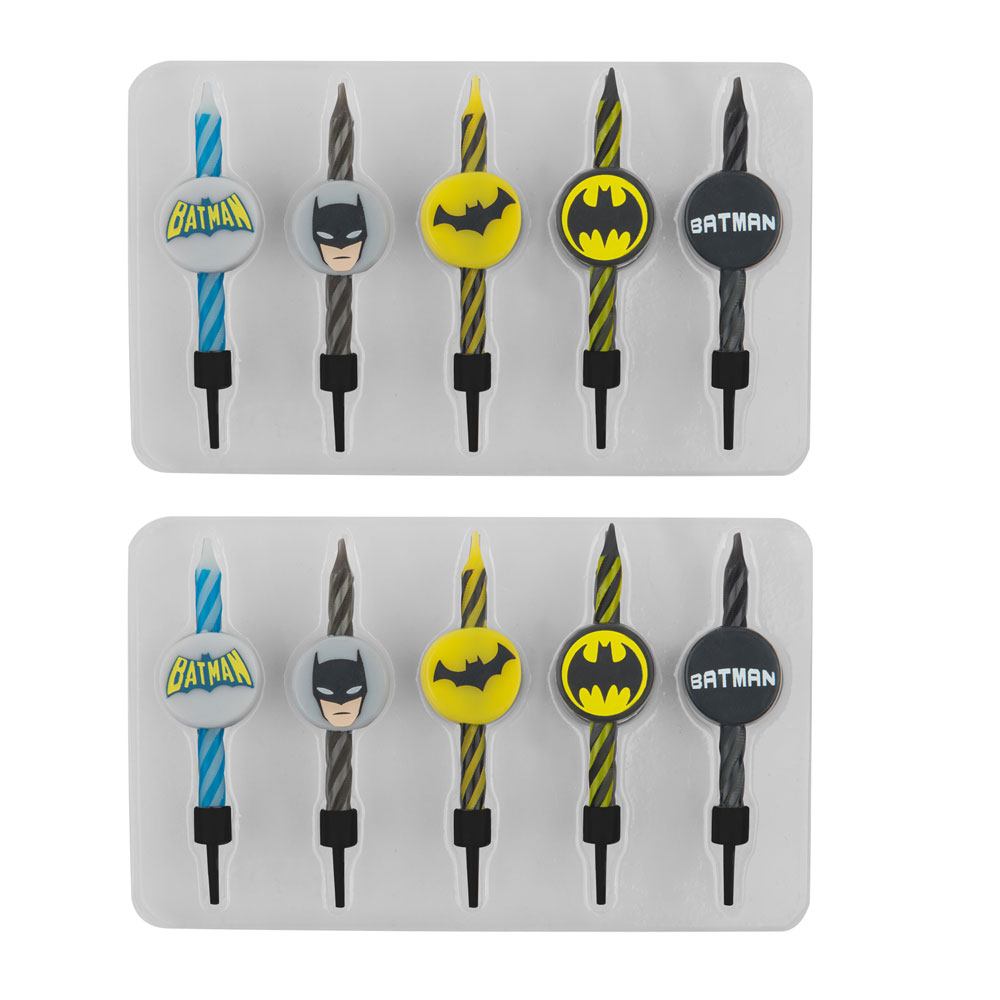 DC Comics Födelsedagsljus 10-Pack Batman Cinereplicas