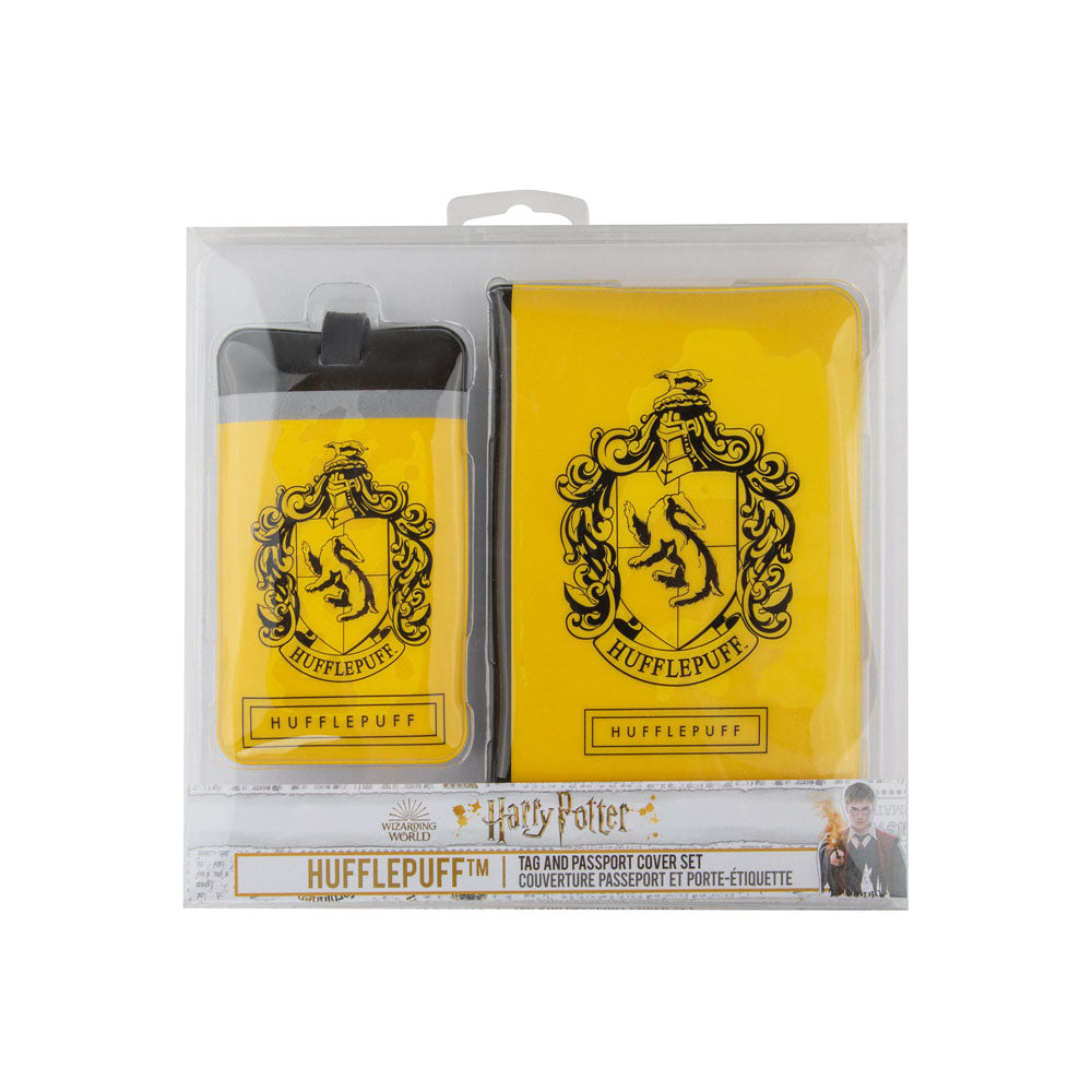 Harry Potter Passerkort och Bagagetags Set Hufflepuff Cinereplicas