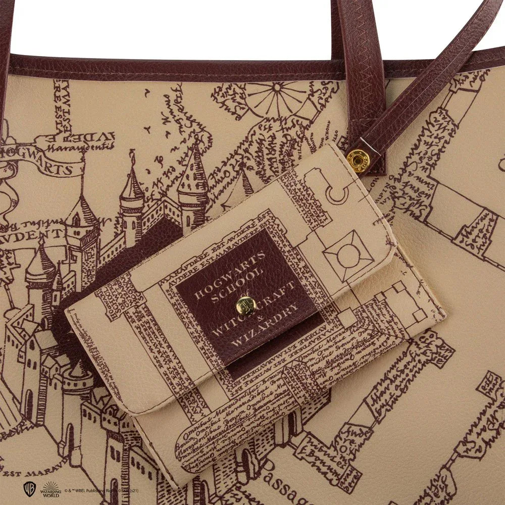 Harry Potter Shopping Bag & Pouch Marauder's Map Cinereplicas