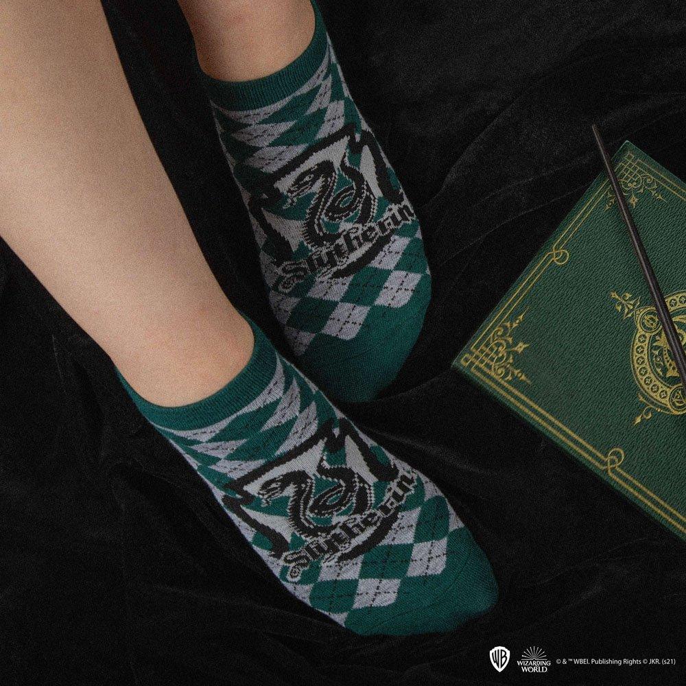 Harry Potter Slytherin Ankelsockor 3-Pack Cinereplicas