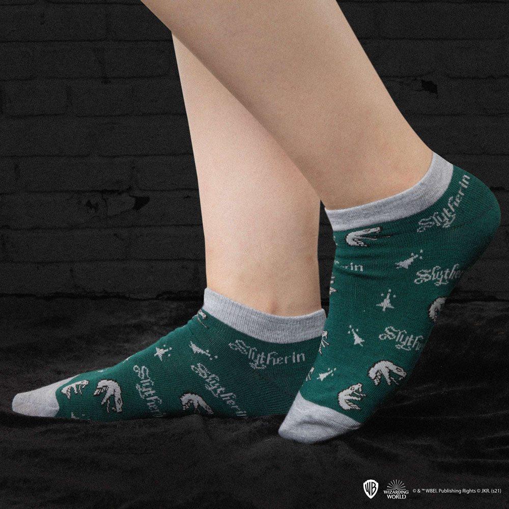 Harry Potter Slytherin Ankelsockor 3-Pack Cinereplicas