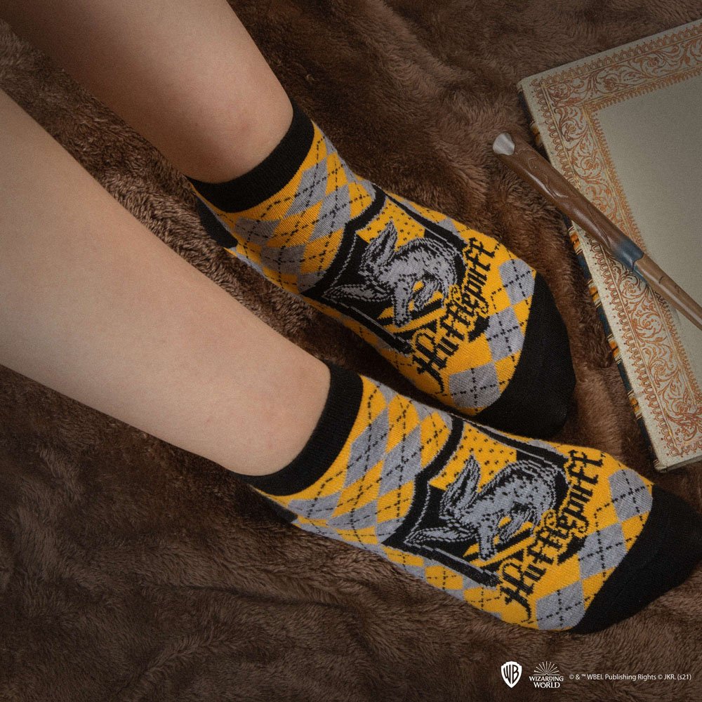 Harry Potter Ankelstrumpor 3-Pack Hufflepuff Cinereplicas