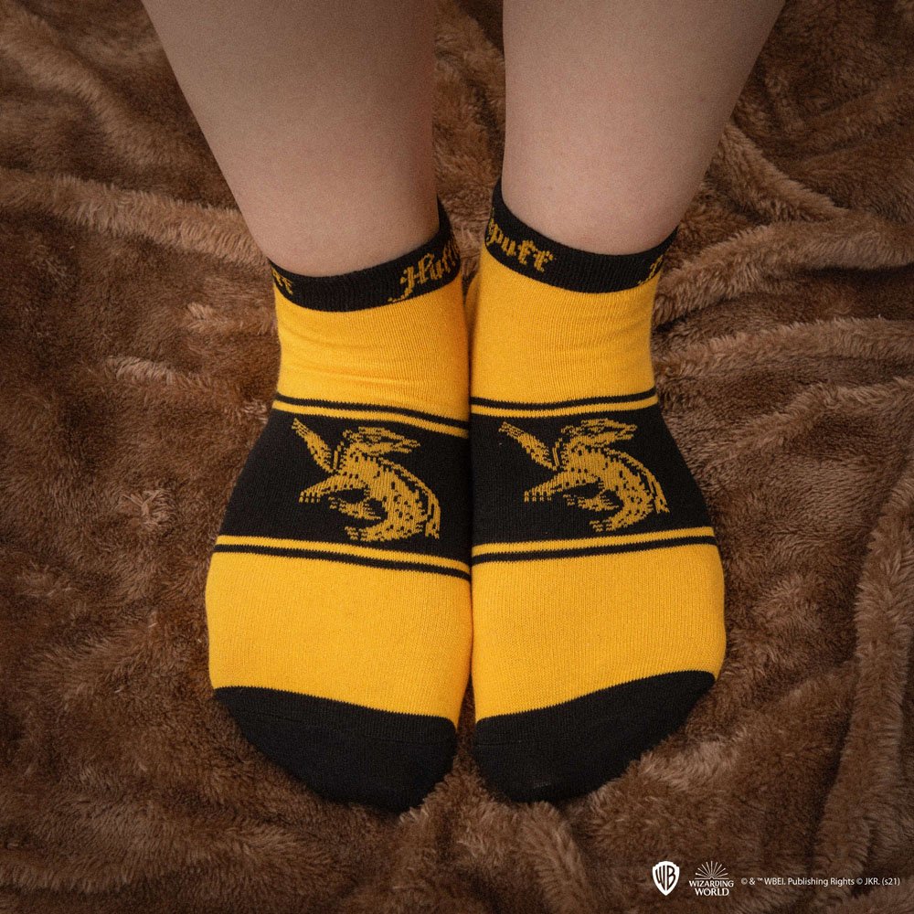 Harry Potter Ankelstrumpor 3-Pack Hufflepuff Cinereplicas