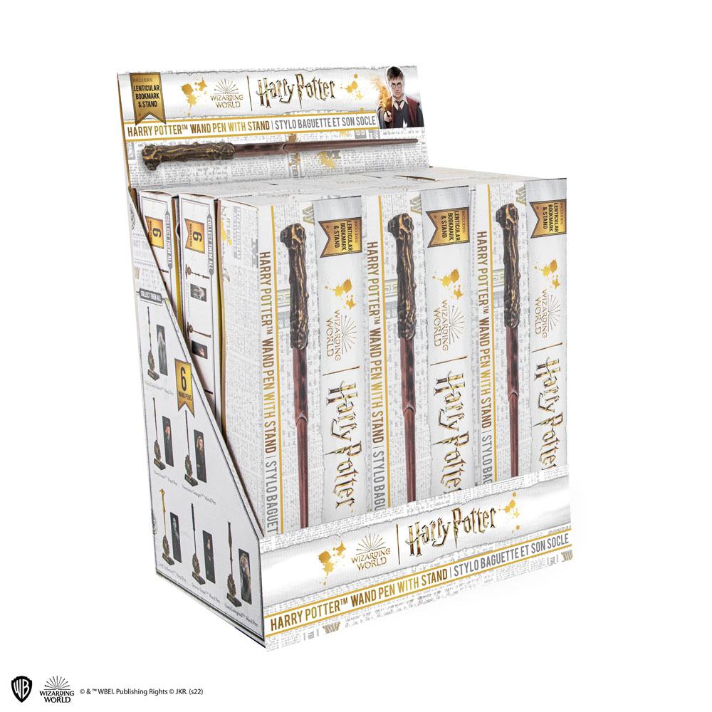 Harry Potter Pennor och Skrivbordsställ - Trollstavsdisplay Cinereplicas
