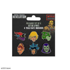 Masters of the Universe Pin Badges 6-Pack Cinereplicas