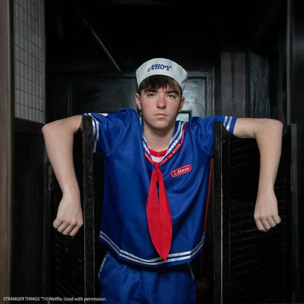 Stranger Things: Scoops Ahoy Steve Kostym Storlek S/M Cinereplicas