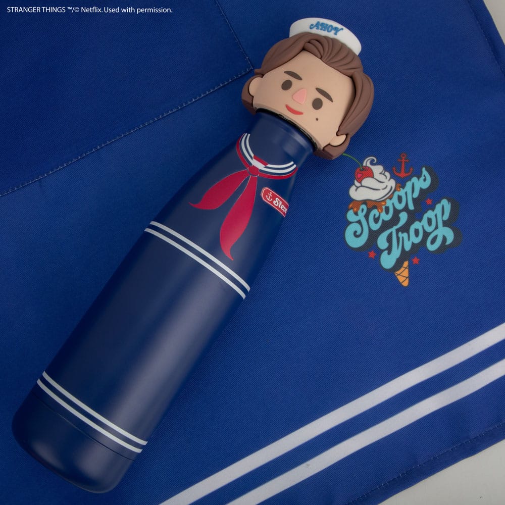 Stranger Things Vattenflaska Scoops Ahoy Steve 500 ml Cinereplicas