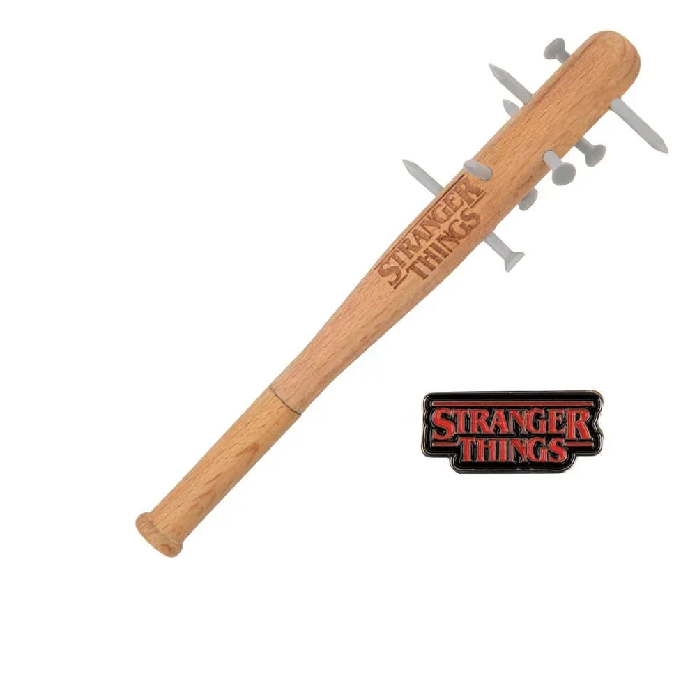 Stranger Things Spiked Bat Pen & Stranger Things Pin - Collectibles