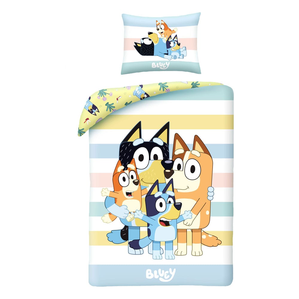 Bluey Duvet Set Version 2 - 140 x 200 cm / 70 x 90 cm Halantex