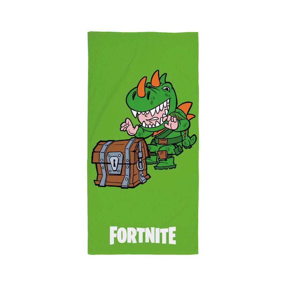 Fortnite Handduk 140 x 70 cm - Högkvalitativ och Officiell Halantex