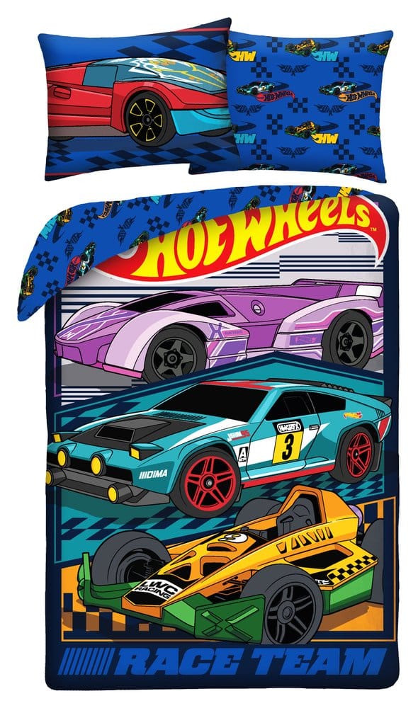 Hot Wheels Sängklädesset Version 1 140 x 200 cm / 70 x 90 cm