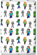 Minecraft Fitted Sheet 90 x 200 x 25 cm
