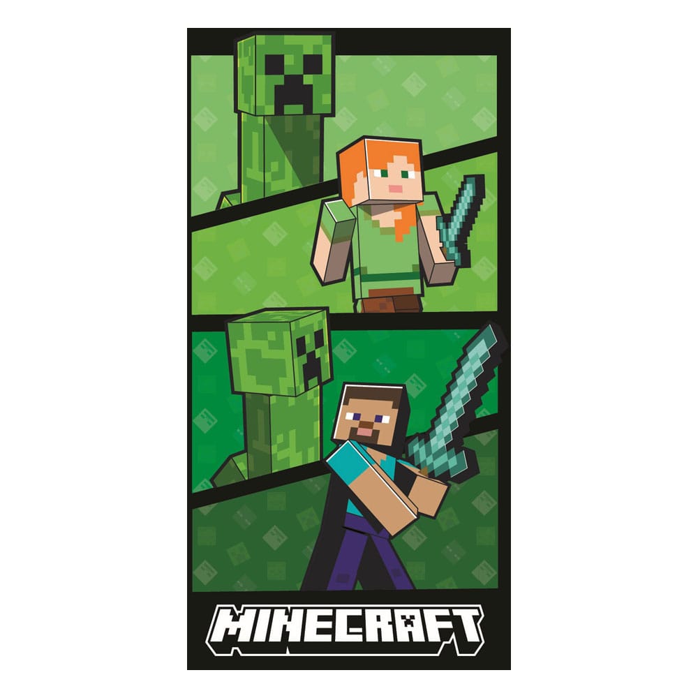 Minecraft Handduk Ver. 2 140 x 70 cm Halantex