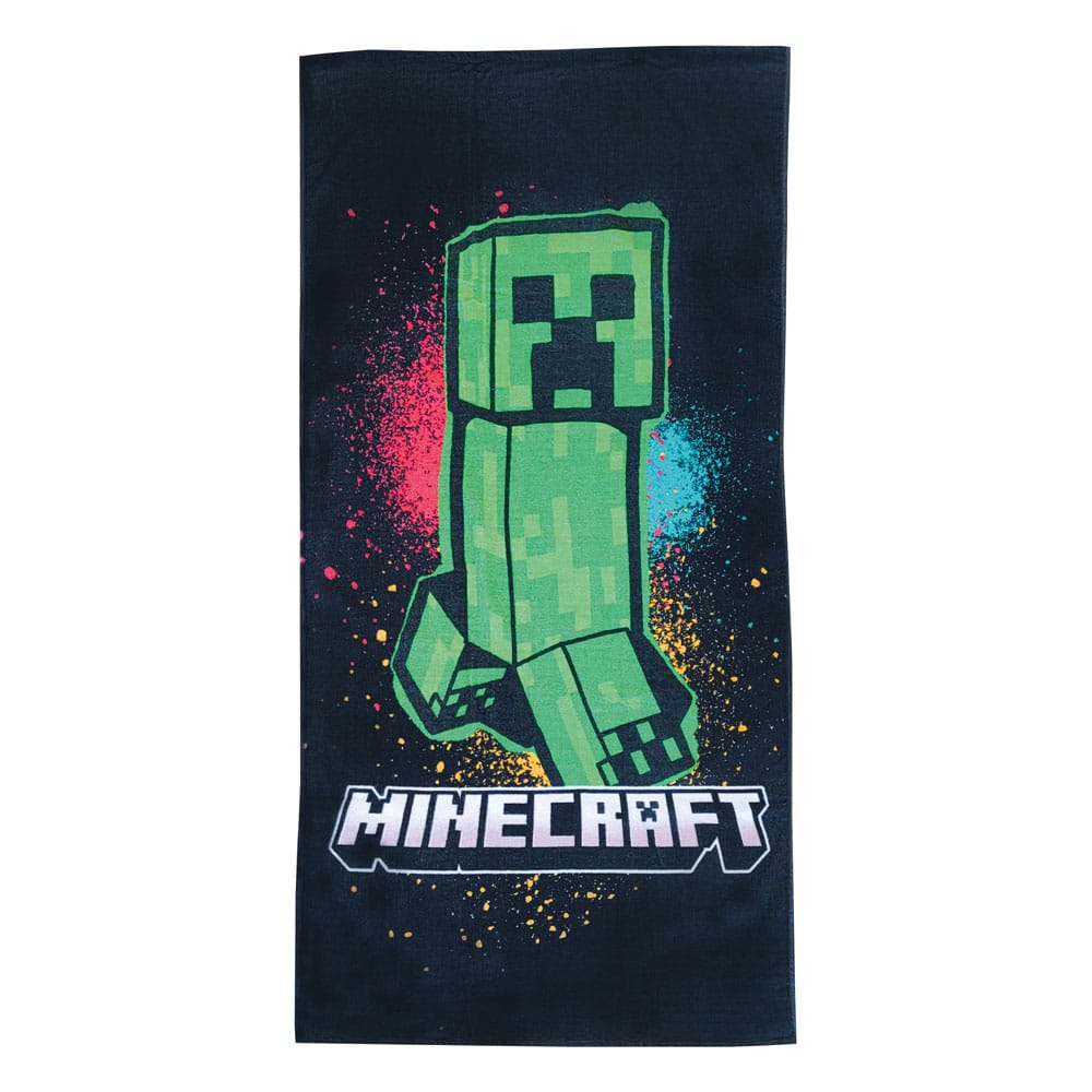 Minecraft Handduk Ver. 3 - 140 x 70 cm Halantex