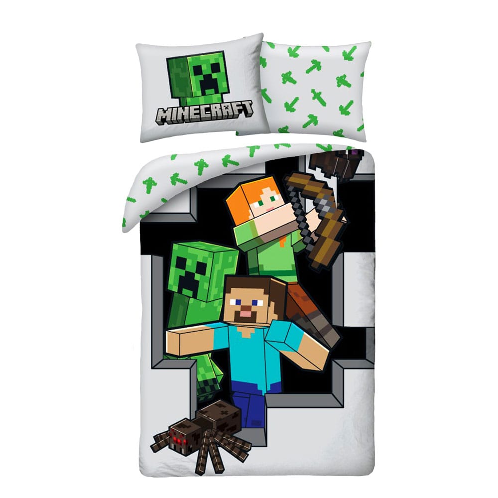 Minecraft Duvet Set Ver. 8 140 x 200 cm / 70 x 90 cm Halantex