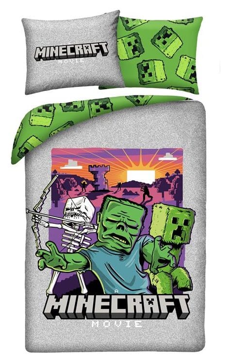 Minecraft Movie Duvet Cover Set Ver. 1 140 x 200 cm / 70 x 90 cm
