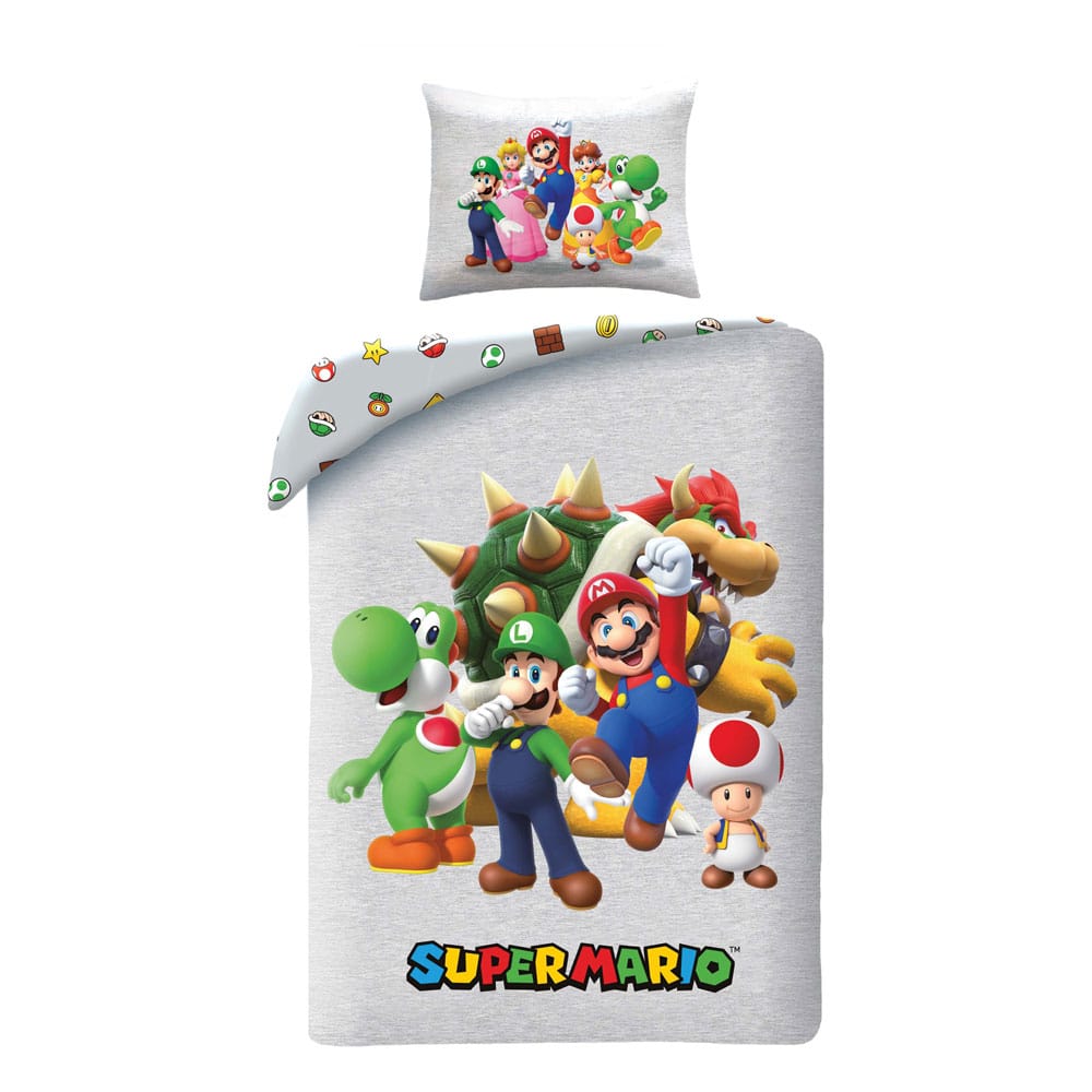 Super Mario Duvet Set Ver. 4 - 140 x 200 cm Halantex