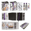 One Piece Steel Bottle, Sticker, Book Cover Gift Set Gears
