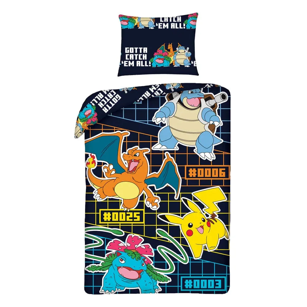 Pokémon Duvet Set Ver. 12 - 140 x 200 cm / 70 x 90 cm Halantex
